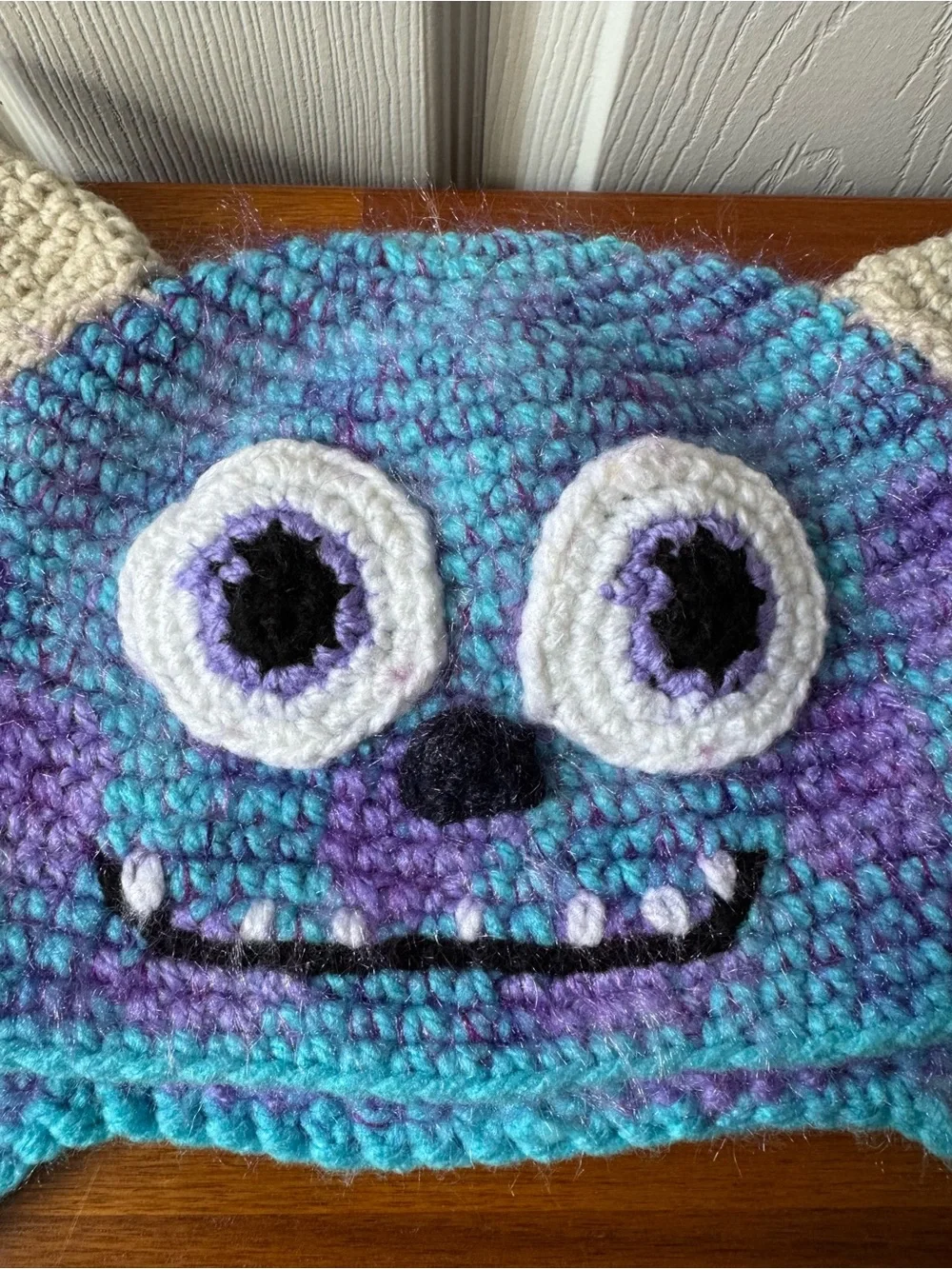 Handmade Peruvian Crochet Monster Hats (SET OF 2)
